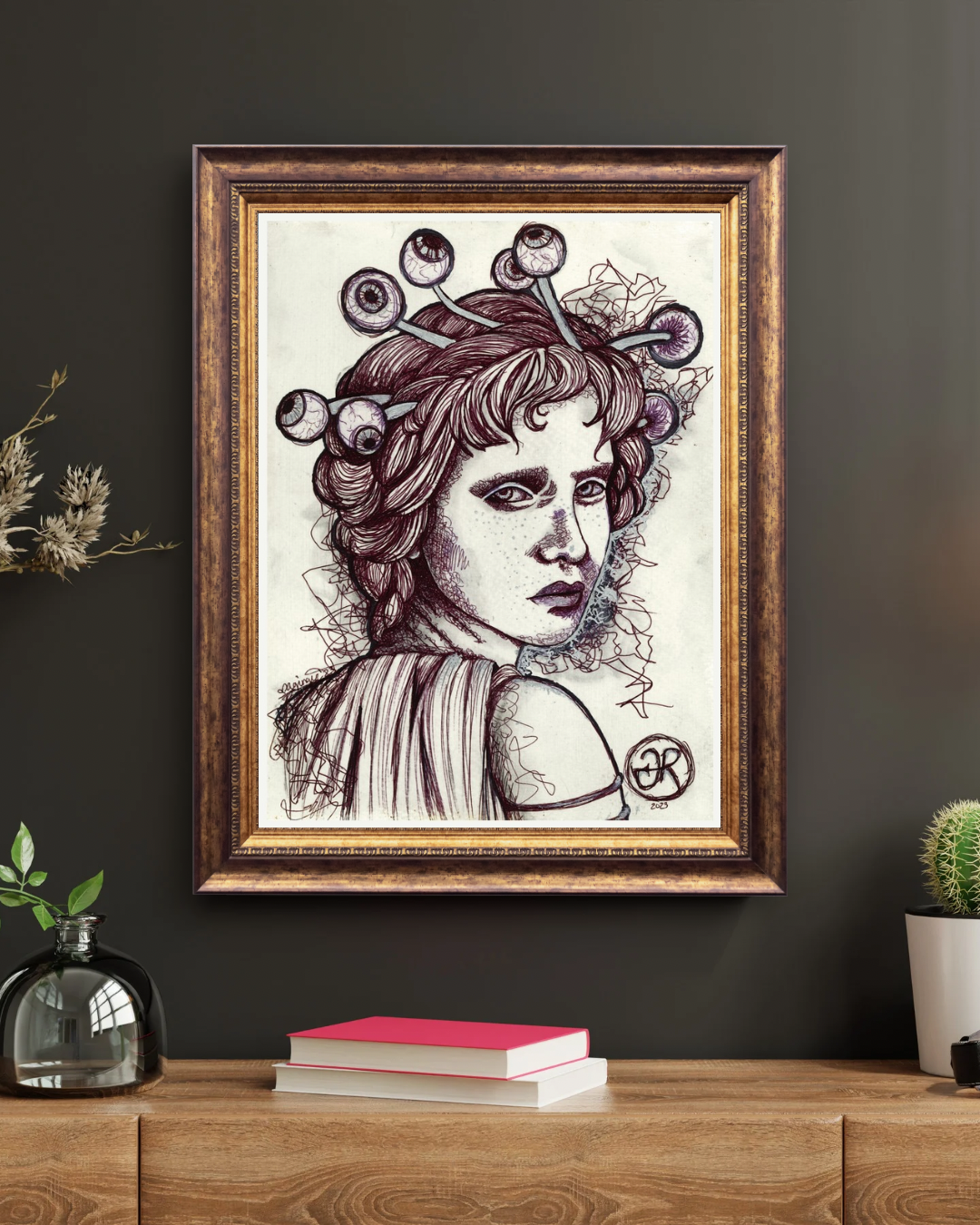 Crown of Eyes 8x10 Limited Edition Art Print