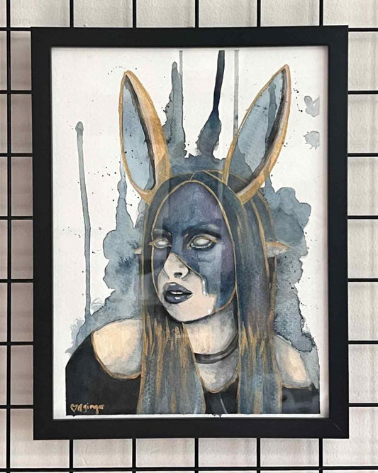 Lapis Lagomorpha 9x13 Painting