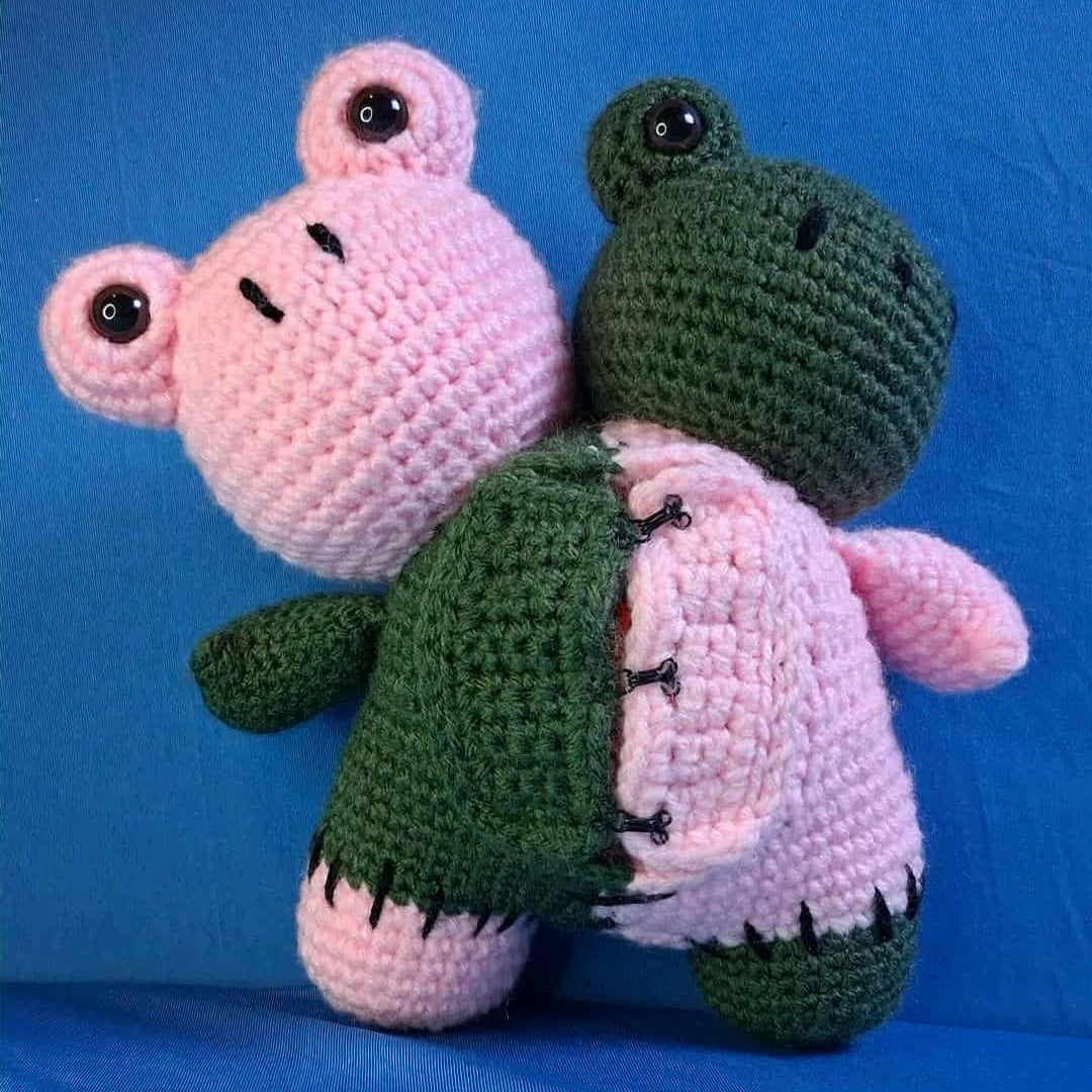 Terrible Twos - Pink and Green Dissected Frog