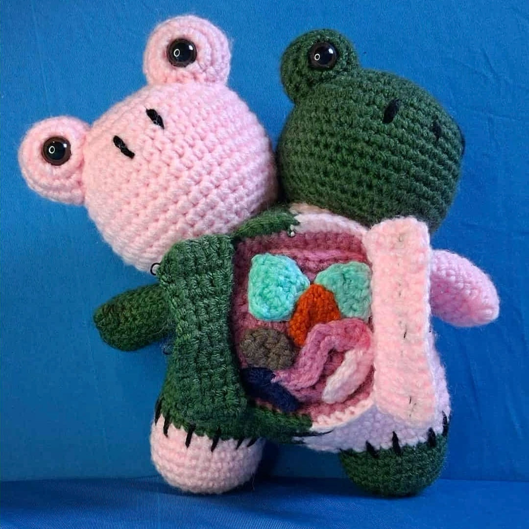 Terrible Twos - Pink and Green Dissected Frog